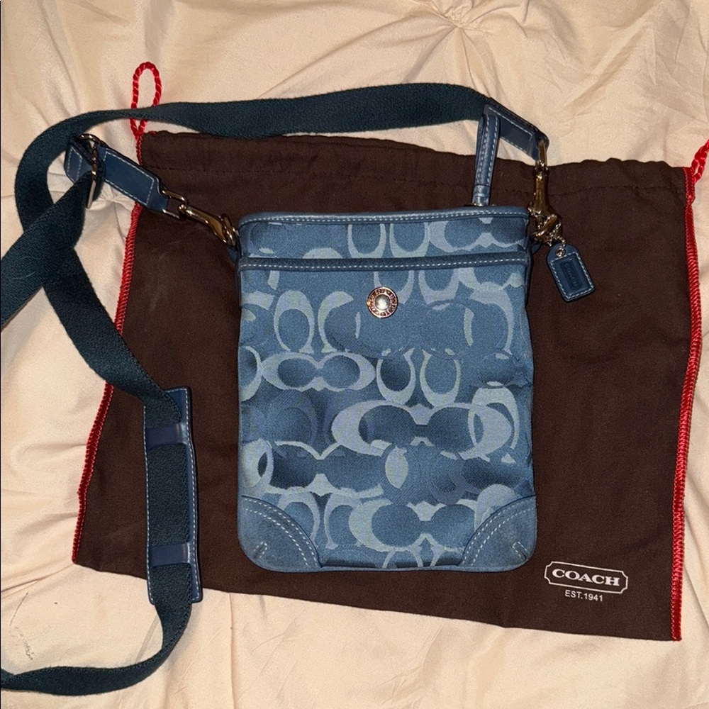 Coach Blue Crossbody Bag
